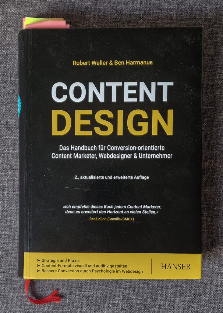 Buchcover Content Design Weller Harmanus